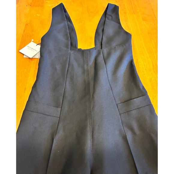 NWT Philosophy Di Lorenzo Serafini Women's Black Sleeveless Jumpsuit - Picture 7 of 13